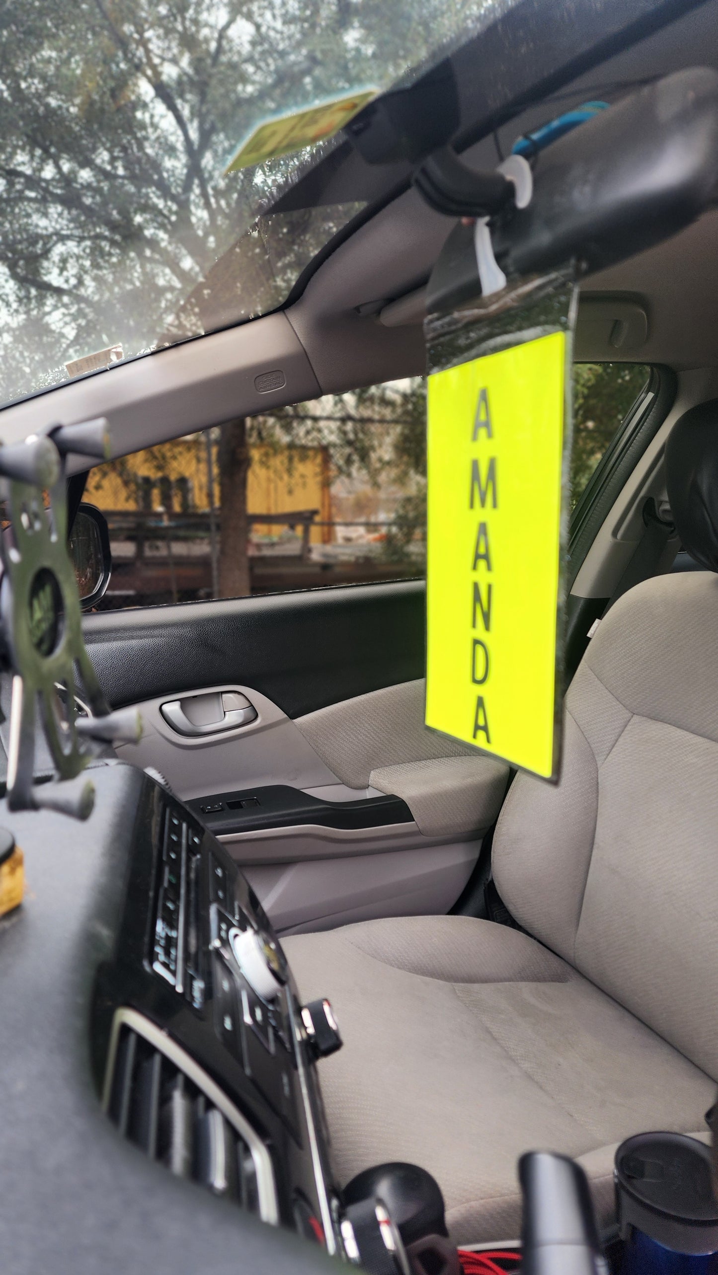 PVC Vinyl ID Tag Holders For Carpool