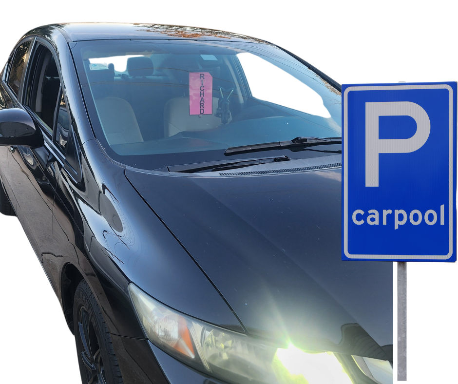 PVC Vinyl ID Tag Holders For Carpool